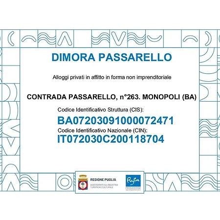 Hébergement de vacances Dimora Passarello